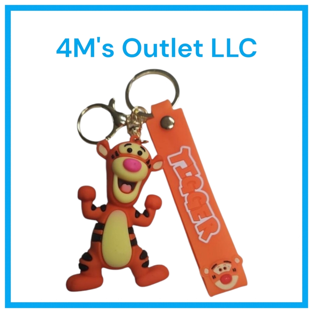 Tigger 3D Keychain for Women and Girls - Winnie the Pooh Tigger 3D Keychain